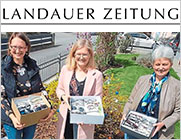 Landauer Zeitung: Reger Zuspruch für Sammelaktion · Foto: Monika Ebnet