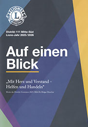 Titel des Handbuchs f&uuml;r Amtsträger Lions-Jahr 2025/2026 Distrikt 111 Mitte-S&uuml;d